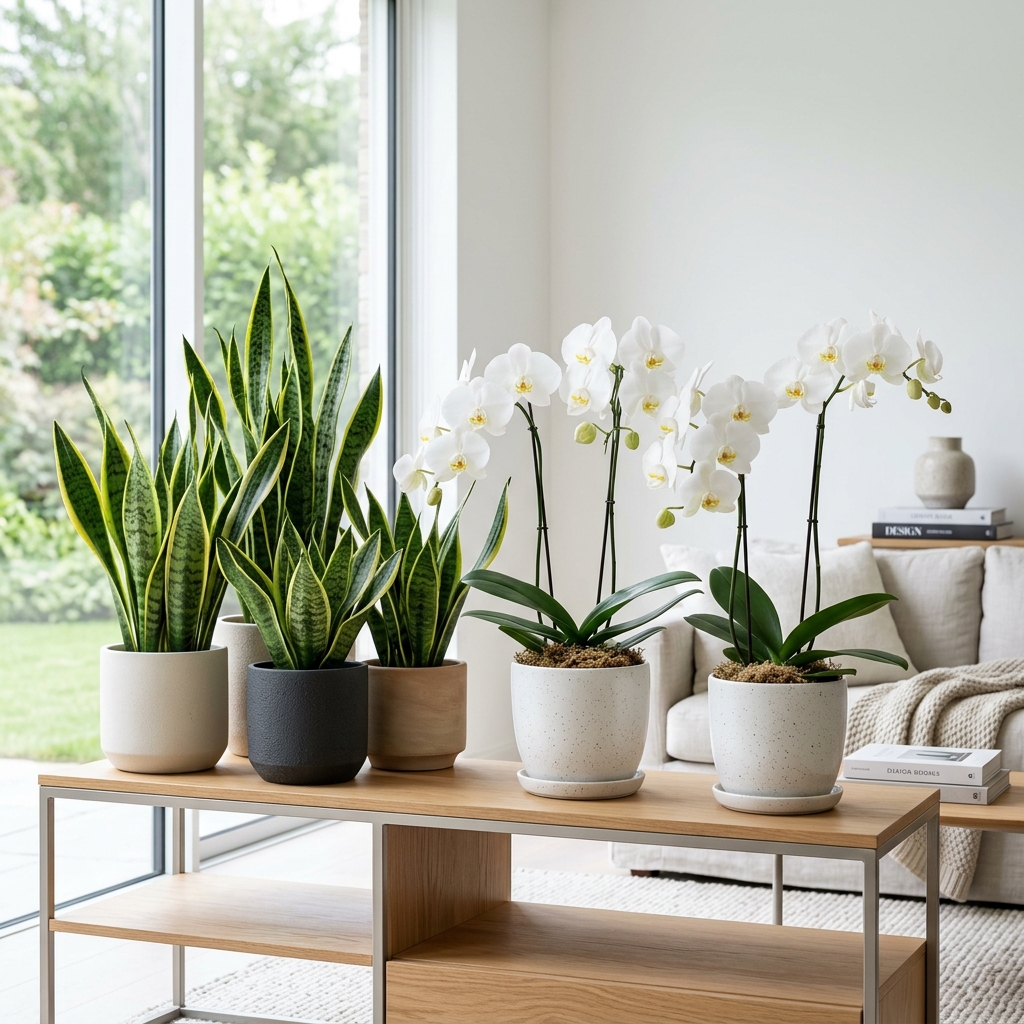 Slide 1 - Sansevieria & Anggrek